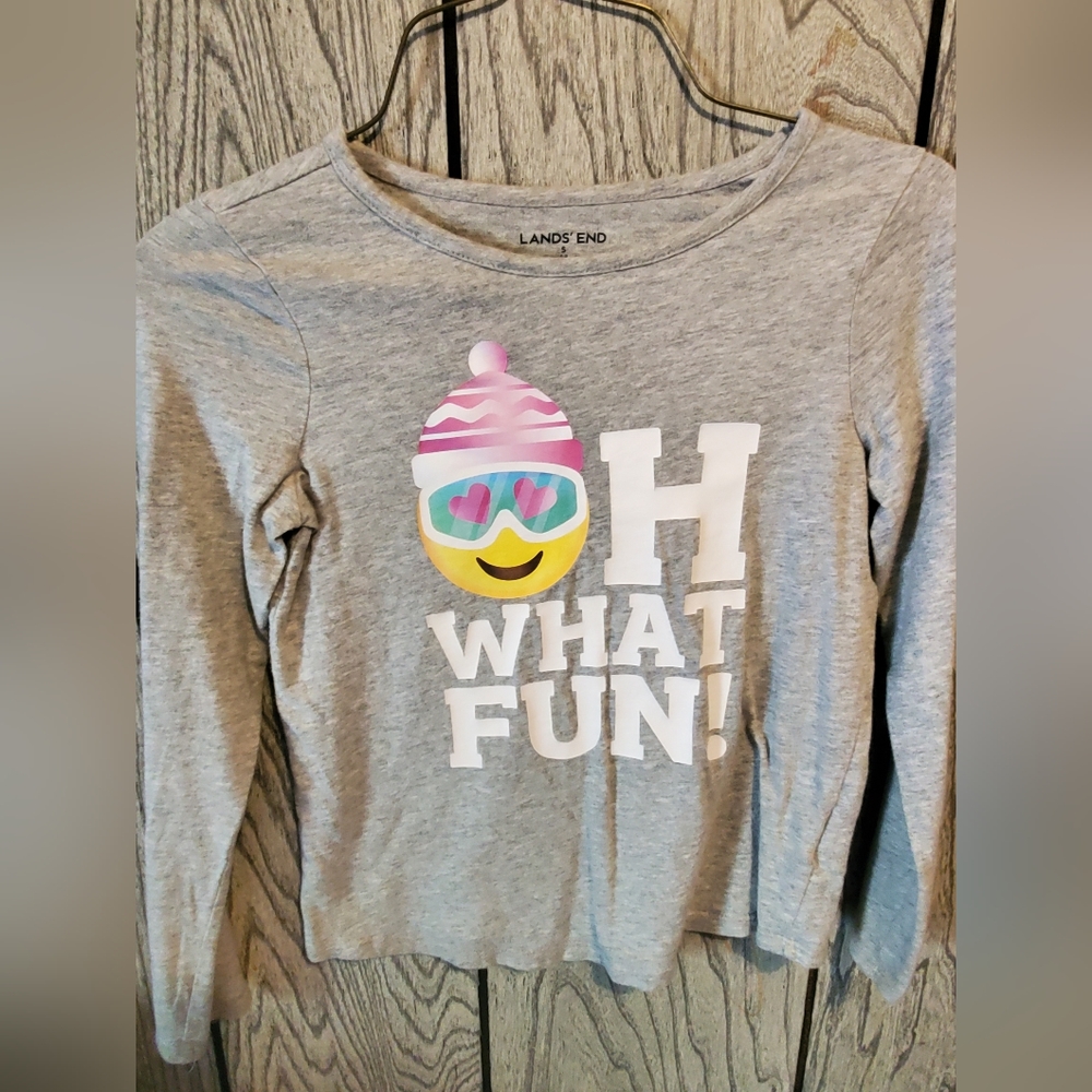 Lands'End EMOJI what Fun T-shirt